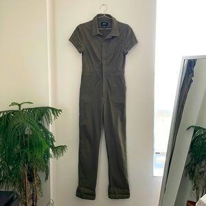 Atwyld Olive Green Pit Suit Jumpsuit - Size Small